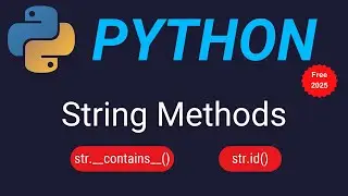 Built in Functions in Python | __contains__ | id