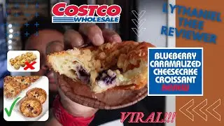 Viral Costco Blueberry Caramelized Cheesecake Croissant Review