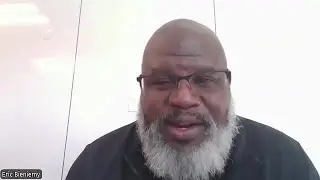 Chiefs offensive coordinator Eric Bieniemy speaks to reporters for first time since return