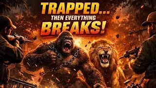 King Kong & Simba Lion vs Poachers &mdash; Trapped.... Then Everything Breaks