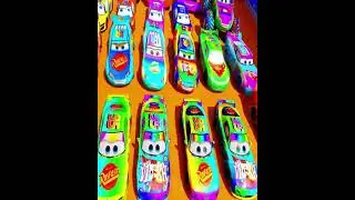 Cars 3 Crazy McQueen King Dinoco Disney Pixar  Mack Monster Truck Smokey Francesco Bernoulli DJ Toys