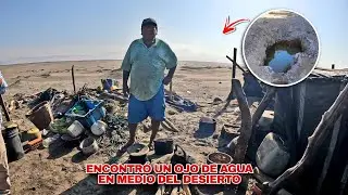SOLO en el DESIERTO, su vida depende de un OJO de AGUA oculto entre la arena 