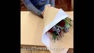 Forever Red Rose Luxe Gift Bouquet - Dried Flowers Forever