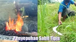 Penyepuhan sabit Tipis khusus Rumput