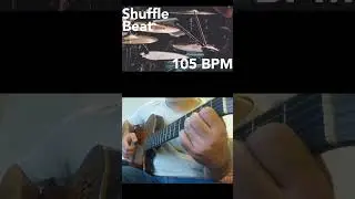 Shuffle Drum Beat ideal to practice #drums #drumloop #backingtrack  #guitartutorial