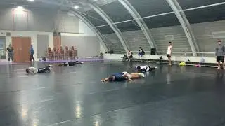 Amsterdam acro contemporary dance class