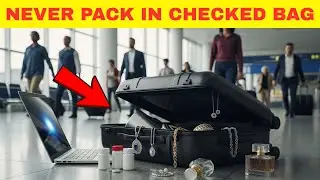 12 Things You Should NEVER Pack in a Checked Bag! (TSA Rules 2025)