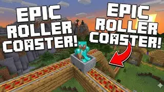 Minecraft Rolar Coster  epic video  😎 #trending #Minecraft 