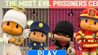 POCOYO POLICE VS POCOYO THEIF BARRY PRISON RUN OOBBYY!!? Amazing gameplay walkthrough #games .