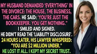 My Husband Took Everything in the Divorce &mdash; He Had No Idea What He Was Really Taking and...
