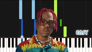 CKay - Love Nwantiti (ft. ElGrandeToto) | EASY PIANO TUTORIAL by Synthly