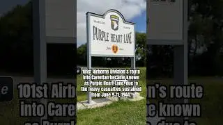 101st Airborne Division&rsquo;s route into Carentan became known as Purple Heart Lane.