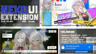 TEXTUREPACK UI ANIME ALYA KUJAU RINGAN MCPE [ 1.20 - 1.21+ ]