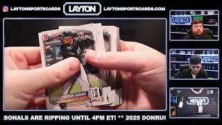 ON THE FLY 2025 Bowman Draft Baseball Hobby 4 Box Break #3 RANDOM DIVISIONS