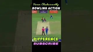 Varun Chakarvarthy  Bowling Action Comparison Real Vs Game | Part -11 REAL VS GAME |