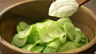 Make this Cucumber Salad for Breakfast everyday ‼️It keeps your Gut Healthy and Skin Beautiful