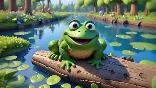 Six Dancing Frogs Learn Big and Small | Size Concept Song for Kids | Nursery Rhymes and Baby Songs