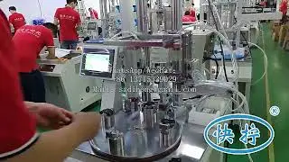 Double axis automatic screw tightening machine, glue dispensing machine, blowing type screw locking