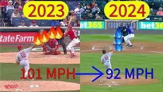 Top 5 MLB Pitchers Who Lost the Most Velocity in 2024