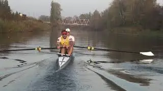 rowing first 500 race pace pair