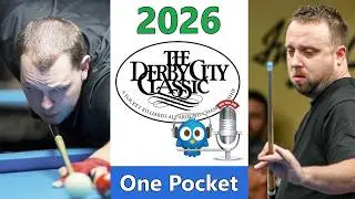 Justin Hall vs Alex Olinger - One Pocket - 2026 Derby City Classic rd 6