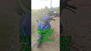 AFFORDABLE ABS PLASTIC TOP BOX 45L DUHAN #topbox #yamaha #sniper155 #motovlog #shorts #trending