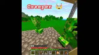 Creeper Destroyed My House 💥😭  #minecraft #shortsindia #minecraftgameplay