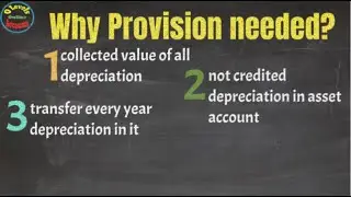 How to understand why #provision  for #depreciation  needed in #olevels  #accounting ?