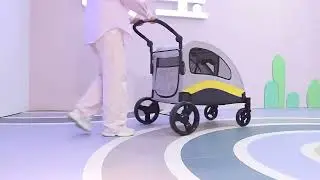 Carrinho Passeio Pet C&atilde;es Gatos Grande Porte At&eacute; 60kg Pc406
