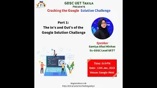 Cracking the Google Solution Challenge - Day 01