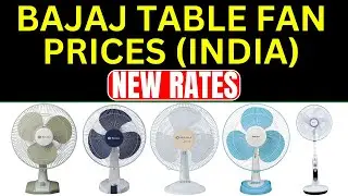 Bajaj Table Fan Prices in India 2024 | 400 mm High Speed Fans Rate List