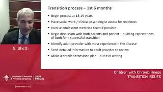 Children with Chronic Illness: Transition Issues