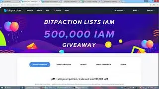 Обзор новой биржи BitPaction - аэродроп и листинг IAM 18-05-2018