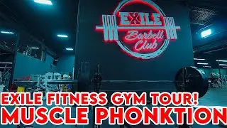 EXILE FITNESS GYM TOUR! ONE OF THE BEST GYMS IN AMERICA, IN ROSEDALE MARYLAND. UPSTAIRS IN PART 2!
