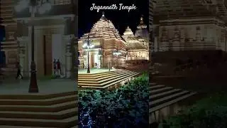 Mesmerizing view of 📍Digha Jagannath Temple at Night #shorts #travel