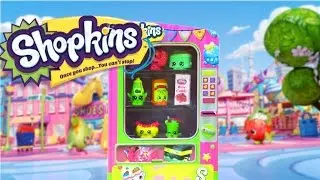 Shopkins Vending Machine Review Feat. Cinderella Shopping Time