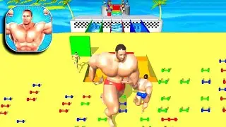Muscle Race 3D - walkthrough Gameplay (Android - ios)