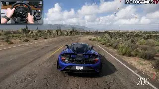Forza Horizon 5 - 2021 McLaren 765LT | Thrustmaster T300RS Gameplay