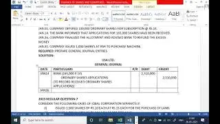2ND YEAR | ISSUANCE OF SHARES 2014 PRIVATE QUESTION 7 | ACCOUNTING BIEK