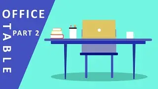 How to make vector office table| in photoshop cs6| PART 2|PSstudio|