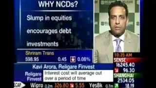 Mr. Kavi Arora, CEO, Religare Finvest Limited, talking about RFL raising Rs. 800 Cr. via bonds issue