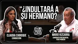 ⁠Mario Vizcarra responde: indulto a su hermano, seguridad y plan 2026 | QUBO con Claudia Chiroque