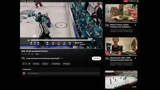 Hit on Mario Ferraro, in NHL 25