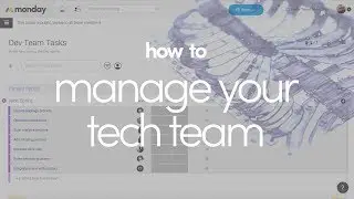 How to manage your team with monday.com