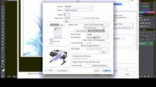 Photoshop CS6 &mdash; Печать на принтере Canon iPF &mdash; Mac