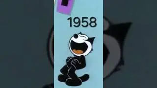 a evolu&ccedil;&atilde;o de gato F&eacute;lix (1919-2004)