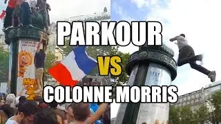 FAIL : comment grimper une Colonne Morris avec Cl&eacute;ment Dumais ! (COUPE DU MONDE)