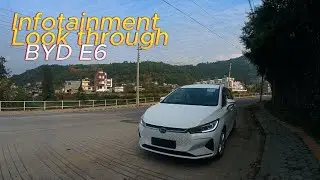 A look through the BYD E6 infotainment
