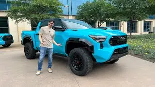 Do you like the new Tacoma TRD Pro Wave Blue Color?!
