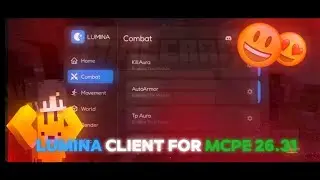 Lumina Client For MCPE 26.31 | Lumina Client For MinecraftPE | Apollon, ToolBox, Lumina, boost proxy